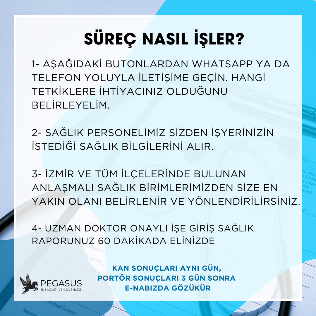 işe giriş sağlık raporu nasıl alırım